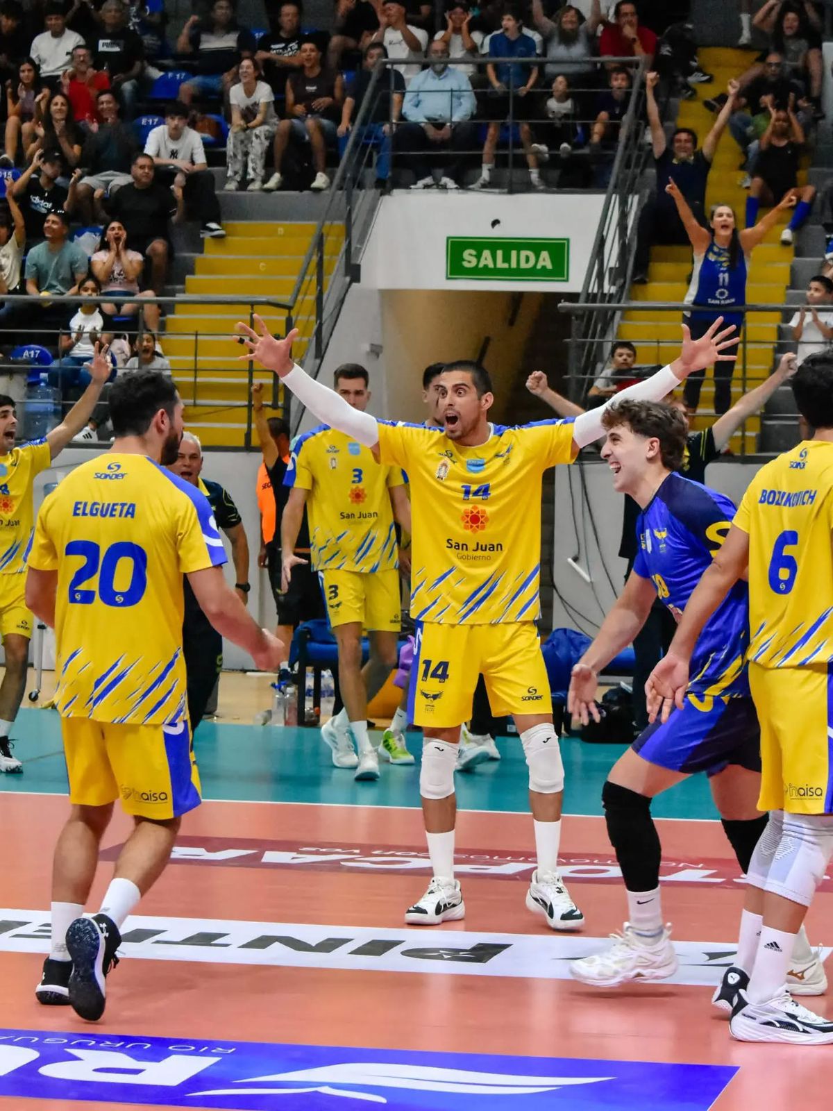 Juan Simón Villarruel se encuentra disputando la final de la Liga de Voleibol Argentina.