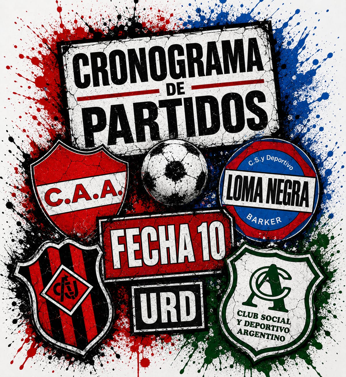Se juega la fecha 10 de la URD con intensa actividad para los equipos juarenses