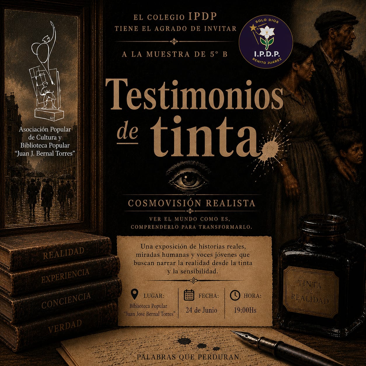 Testimonios de tinta: una muestra que invita a mirar la realidad desde lo visual